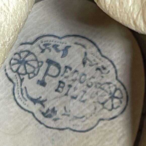 Pecos‎ Bill Boots Women 6.5 Distressed Western Python Inlay Harness Exotic Rodeo - Picture 14 of 16